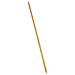 Rubbermaid Commercial Wood Threaded-Tip Broom/Sweep Handle, 0.94" dia x 60", Natural (6361)