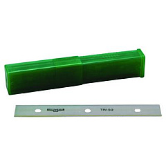 Unger ErgoTec Glass Scraper Replacement Blades, 6" Double-Edge, 25/Pack (TR15)