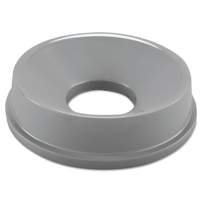 Rubbermaid Commercial Untouchable Funnel Top, Round, 16.25" diameter, Gray (3548GRA)