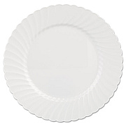 WNA Classicware Plates, Plastic, 10.25 In, White (CW10144W)