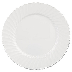 WNA Classicware Plates, Plastic, 10.25 In, White (CW10144W)
