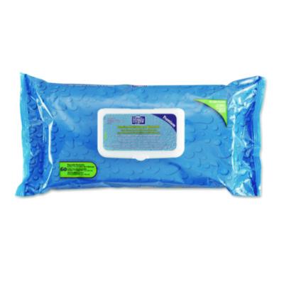 Sani Professional Hygea Adult Wash Cloths, 1-Ply, 9.5 x 11.5, Unscented, White, 60 Wipes/Tub, 6 Tubs/Carton (J14143)