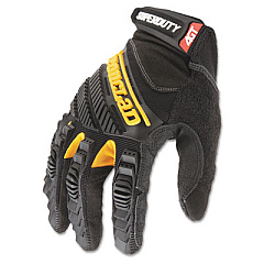 Ironclad SuperDuty Gloves, EN388: 4132, 12" Long, X-Large, Black/Yellow, Pair (SDG205XL)