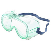Honeywell A610S Safety Goggles, Indirect Vent, Green-Tint Fog-Ban Lens