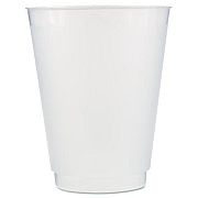 WNA Front Flex Plastic Cups, 16 oz, Frosted, 25/Pack, 20 Packs/Carton (PF16)
