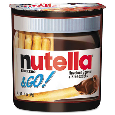 Nutella Hazelnut Spread and Breadsticks, 1.8 oz, 12/Box (80314)