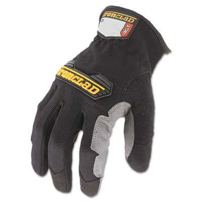 Ironclad Workforce Gloves, EN388: 3121, Medium, Gray/Black, Pair (WFG03M)