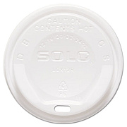 Dart Gourmet Hot Cup Lids, For Trophy Plus Cups, Fits 12 oz to 20 oz, White, 1,500/Carton (LGXW2)