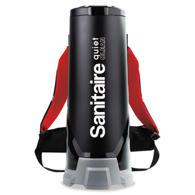 Sanitaire TRANSPORT QuietClean HEPA Backpack Vacuum SC535A, 10 qt Tank Capacity, Black