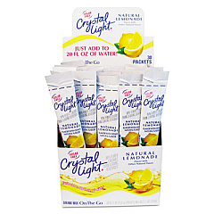 Crystal Light Flavored Drink Mix, Lemonade, 30 .17oz Packets/Box (79600)