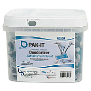 Industrial-Strength Deodorizer, Autumn Fresh, 0.35 oz Liquid Packet, 100 PAK-ITs/Tub, 4 Tubs/Carton (5853203400CT)