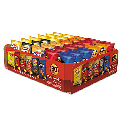 Frito-Lay CLASSIC VARIETY MIX, ASSORTED, 30 BAGS/BOX (52347)