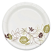 Dixie Pathways Soak Proof Shield Heavyweight Paper Plates, WiseSize, 5.88" dia, 125/Pack (SXP6WSPK)