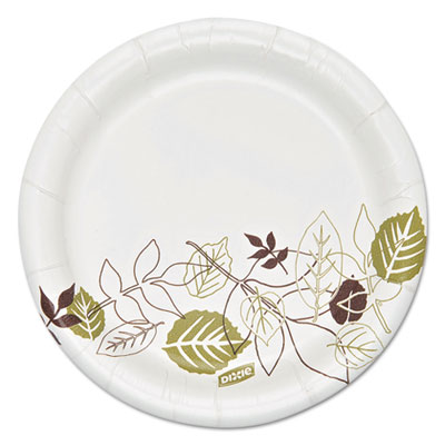 Dixie Pathways Soak Proof Shield Heavyweight Paper Plates, WiseSize, 5.88" dia, 125/Pack (SXP6WSPK)