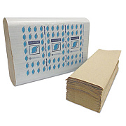 GEN Multi-Fold Paper Towels, 1-Ply, Kraft, 334 Towels/Pack, 12 Packs/Carton (GENMF4001K)