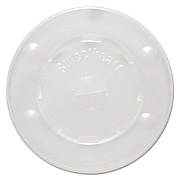 Dart Polystyrene Cold Cup Lids, Fits 12 oz Cups, Translucent, 125/Pack, 16 Packs/Carton (L12BLN)
