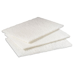 Scotch-Brite PROFESSIONAL Light-Duty Cleansing Pad 98, 6 x 9, White, 20/Pack, 3 Packs/Carton