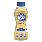 Bar Keepers Friend Soft Cleanser, 26 oz Squeeze Bottle, Citrus, 6/Carton (11624)