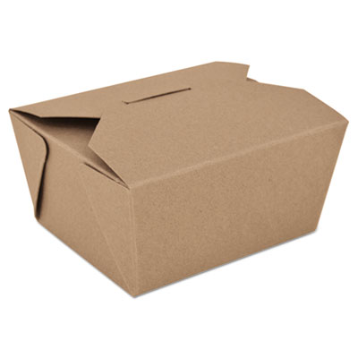 SCT ChampPak Retro Carryout Boxes, #1, 4.38 x 3.5 x 2.5, Brown, Paper, 450/Carton (0761)