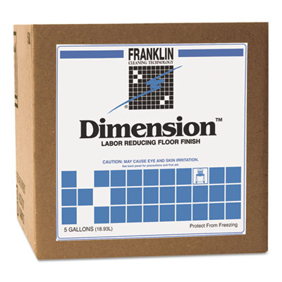 Franklin Cleaning Technology Dimension Labor Reducing Floor Finish, 5gal Cube (F330225)
