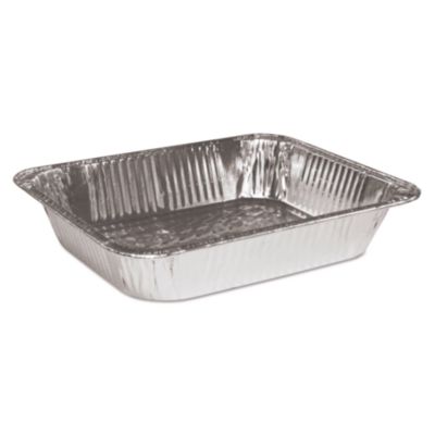 HFA Aluminum Steam Table Pans, Half-Size Deep, 10.38 x 2.56 x 12.75, 100/Carton (32100)
