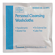 Sani Professional Hygea Adult Wash Cloths, 10 X 11.5, 1-Ply, White, 400/carton (U12095)