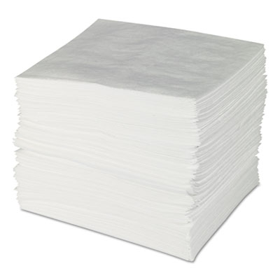 SPC ENV MAXX Enhanced Oil Sorbent Pads, .24gal, 15w x 19l, White, 100/Bundle (ENV300)