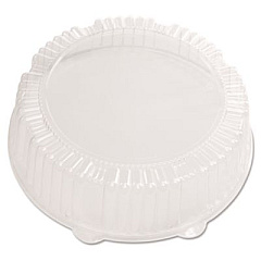 WNA Caterline Dome Lids, 12" Diameter x 2.75" h, Clear, Plastic, 25/Carton (A12PETDM)