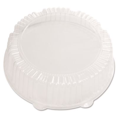 WNA Caterline Dome Lids, 12" Diameter x 2.75" h, Clear, Plastic, 25/Carton (A12PETDM)
