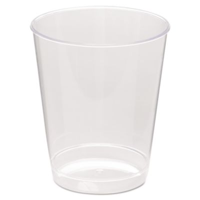 WNA Comet Plastic Tumbler, Tall, 8 oz, Clear, 25/Pack, 20 Packs/Carton (T8T)