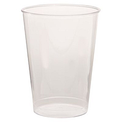 WNA Comet Plastic Tumbler, Tall, 7 oz, Clear, 25/Pack, 20 Packs/Carton (T7T)