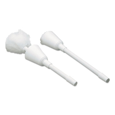 Impact Cone Toilet Bowl Mop, 13" Handle, 5.5" Mop Head, White (3600)