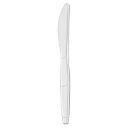 Dixie SmartStock Plastic Cutlery Refill, Series-B, Mediumweight Knife, White, 40/Pack, 24 Packs/Carton (SSK21P)