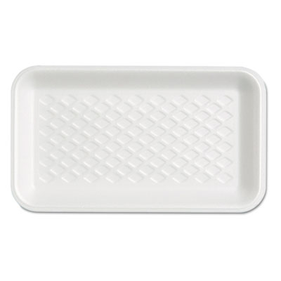 Genpak SUPERMARKET TRAY, WESTCOAST SUPERMARKETS ONLY, 4.75 X 8.25 X 0.63, WHITE, 125/BAG, 4 BAGS/CARTON (W1017S)