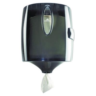 Georgia Pacific Professional Center-Pull Paper Towel Dispenser, 9.9 x 10 x 10.5, Translucent Smoke (54050)