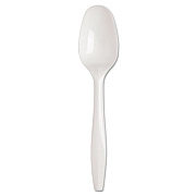 Dixie SmartStock Plastic Cutlery Refill, Series-B, Mediumweight Spoon, White, 40/Pack, 24 Packs/Carton (SSS21P)