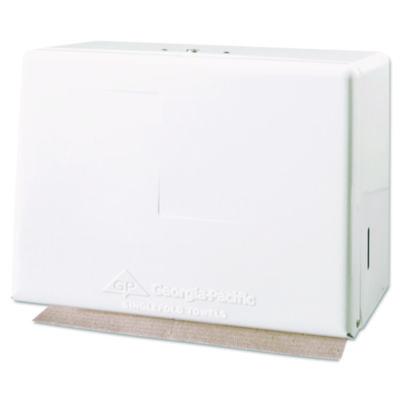 Georgia Pacific Professional Space Saver Singlefold Towel Dispenser, Steel, 11.63 x 6.63 x 8.13, White (56701)
