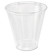 SOLO Ultra Clear Cups, 5 oz, Plastic, 100/Bag, 25 Bags/Carton (5C)