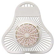 Fresh Products ParaZyme Urinal Screen with Block, Springtime Scent, White, Dozen (PP123USPBSF)