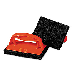 Scotch-Brite PROFESSIONAL Scotchbrick Griddle Scrubber 9537, 4 x 6, Red/Black, 12/Carton (59203)