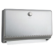 Bobrick ClassicSeries Surface-Mounted Paper Towel Dispenser, 10.75 x 4 x 7.13, Stainless Steel (2621)