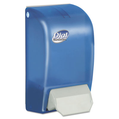 Dial Professional 1 LITER MANUAL FOAMING DISPENSER, 5" X 4.5" X 9", BLUE (06056)