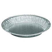 HFA Aluminum Pie Pan, #10, 9.63" Diameter x 1.22" h, 200/Carton (30535)