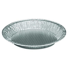 HFA Aluminum Pie Pan, #10, 9.63" Diameter x 1.22" h, 200/Carton (30535)
