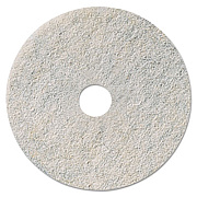 3M Niagara Natural Burnishing Pad, 27" Diameter, White, 5/Carton (35085)