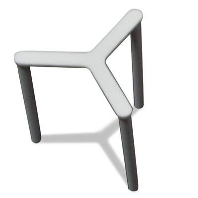 AmerCareRoyal TRIPOD PIZZA TOP SAVER, 1.5" DIAMETER X 1.5"H, PLASTIC, WHITE, 2,000/CARTON (RPST2M)