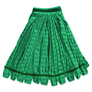 Rubbermaid Commercial Tube Mop, Microfiber, Green, Medium, 1" Green Headband (T81206GRE)