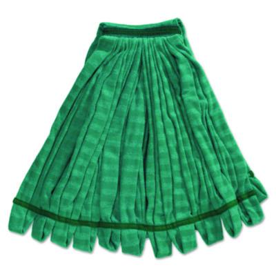 Rubbermaid Commercial Tube Mop, Microfiber, Green, Medium, 1" Green Headband (T81206GRE)