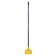 Rubbermaid Commercial Invader Fiberglass Side-Gate Wet-Mop Handle, 60", Blue/Yellow (H146BLU)