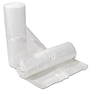 Rubbermaid Commercial Linear Low Density Can Liners, 11 gal, 7 mil, 23.75" x 30", Clear, 500/Carton (500388CLE)